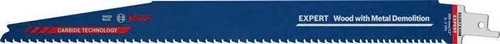 Bosch Säbelsägeblatt Wood Metal Demolition S1267XHM L300mm B25mm 5mm 10St/K.2608900402