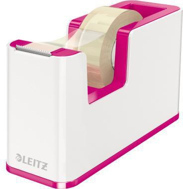 Leitz Tischabroller WOW 53641023 bis 19mmx33m PS ws/pi +Klebeband