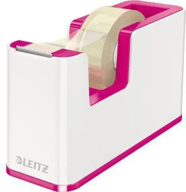 Leitz Tischabroller WOW 53641023 bis 19mmx33m PS ws/pi +Klebeband