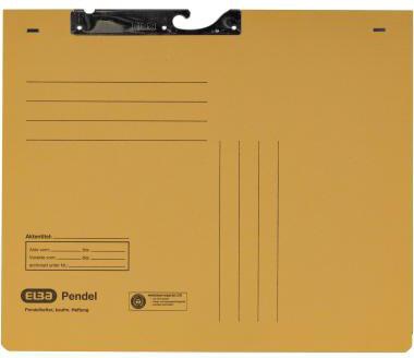 ELBA Pendelhefter 100560101 DIN A4 kfm. Heftung 320g Karton gelb