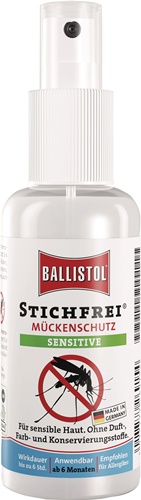Mückenschutz Stichfrei® Sensitiv 100ml Pumpsprüher BALLISTOL