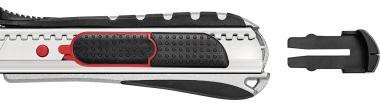WEDO Cutter Safety 2in1 787018 18mm schwarz/rot