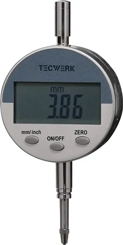 TECWERK Messuhr 12,5mm Abl.mm 0,01 dig.