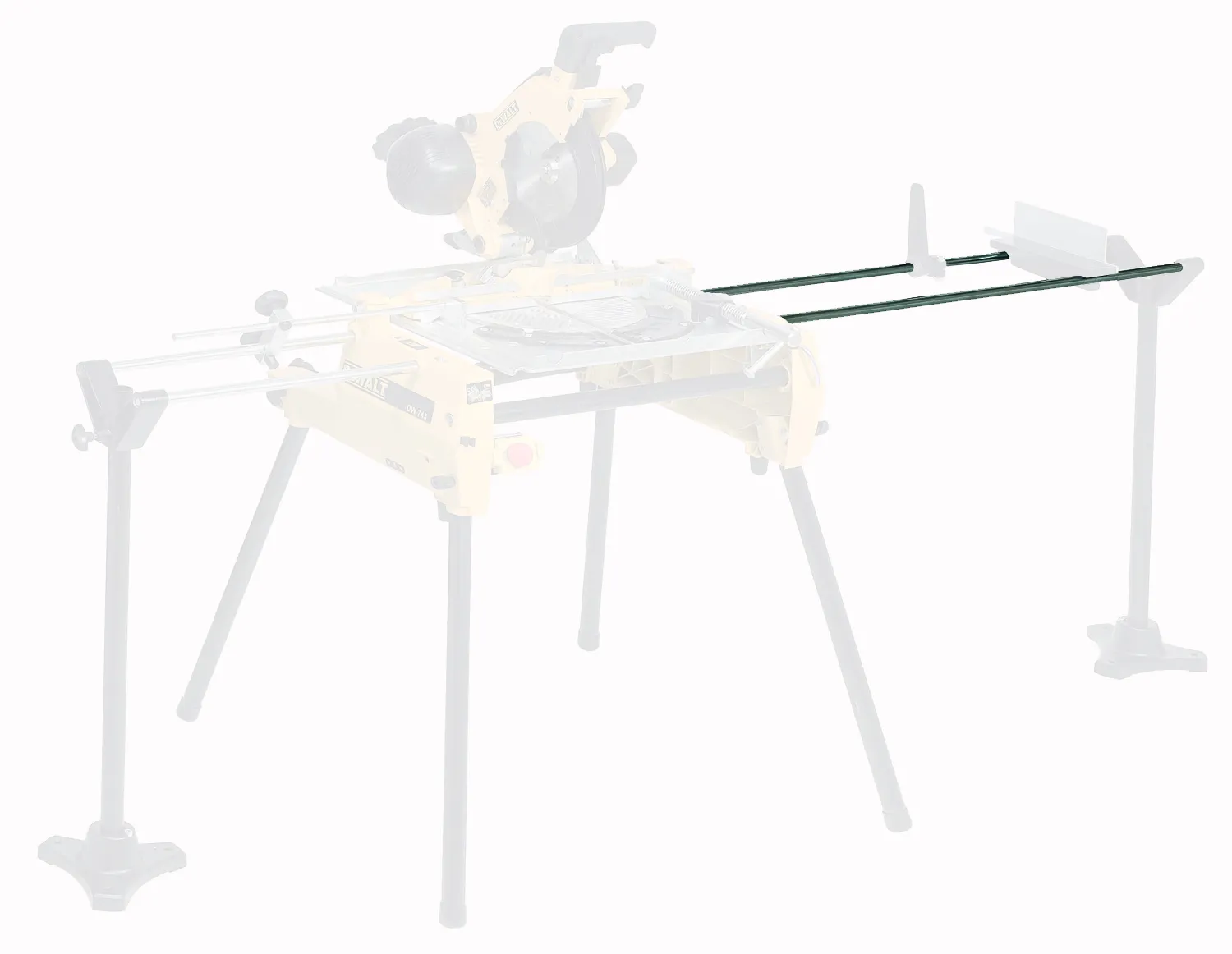 DEWALT DE3494-XJ Führungsrohre 1000 mm 2 St