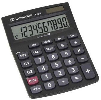 Soennecken Taschenrechner CS600 8661 schwarz