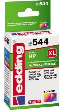 edding Tintenpatrone 18-544 wie HP 302XL F6U67AE colour