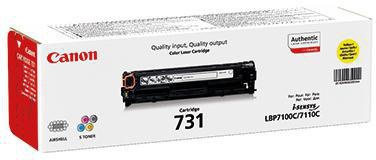 Canon Toner 731Y 6269B002 731 1.500 Seiten gelb