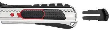 WEDO Cutter Safety 2in1 787018 18mm schwarz/rot