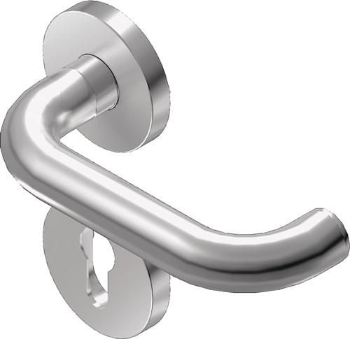 Rosettenhalbgarnitur Rondo H1.0 VA EST 4-KT.8mm BKS