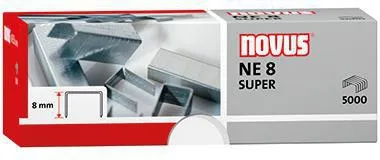 NOVUS Heftklammer NE 8 Super 042-0002 verzinkt 5.000 St./Pack.