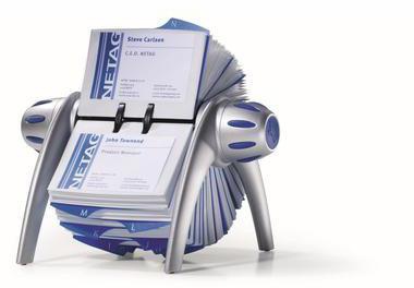 DURABLE Rollkartei VISIFIX FLIP 241723 Kunststoff metallic silber