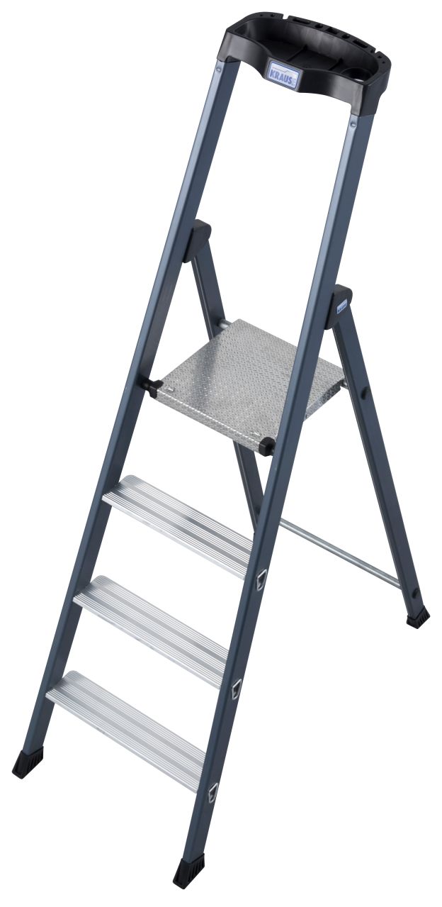 Krause MONTO SePro S Stufen-Stehleiter eloxiert 1x4 Stufen