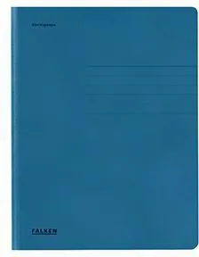 Falken Jurismappe 80001316 DIN A4 3 Klappen Karton blau