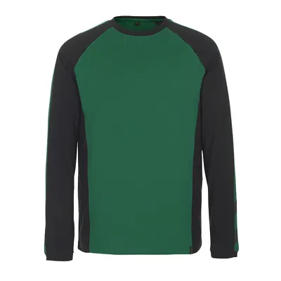 MASCOT T-Shirt langarm BIELEFELD grün/schwarz (50568-959)