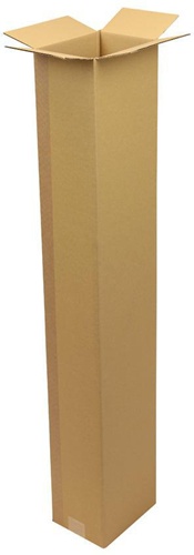 Faltkarton 1-wellig Höhenrillung Maße 200x150x1100mm B0 Qualtität 1.20 B braun