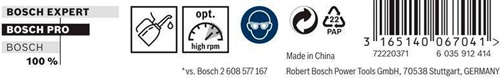 Bosch Metallbohrer PRO Metal Arbeits-L.73mm D.3,5mm L.112mm Typ N HSS-G 5St.