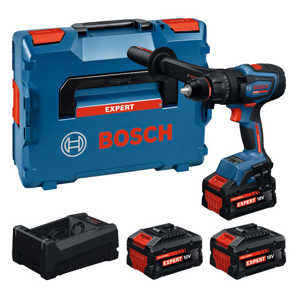 Bosch EXPERT Akku-Schlagbohrschrauber EXSB18V-150,  1x EXBA18V-55, 2x EXBA18V-80, L-BOXX 136