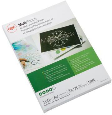 GBC Folientasche MattPouch 3747235 DIN A3 125mic 100 St./Pack.