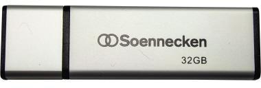 Soennecken USB-Stick 71614 2.0 32GB schwarz/silber