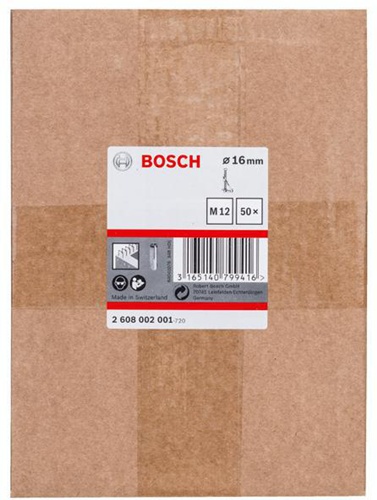 Bosch Dübel D.16mm L.50mm 50er Pack
