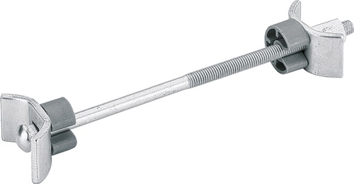 Arbeitsplattenverbinder AVB 5 Stahl verzinkt 2 gebogene Klemmplatten HETTICH