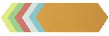 Soennecken Moderationskarte Rhombus 4881 9,5x20,5cm sort. 250 St./Pack.