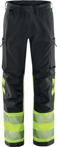 FRISTADS Stretchhose High Vis Green 2647 GSTP Gr.D120 warnschutz-gelb/schwarz