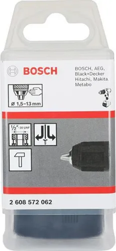 Bosch Schnellspannbohrfutter Spann-W.2-13mm Aufnahme 1/2- 20Zoll