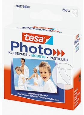 tesa Klebepad Photo 56617-00001 12x13mm weiß 250 St./Pack