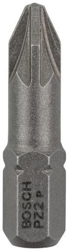 Bosch Schrauberbit Extra-Hart ISO1173 C6.3 PZ 2 L.25mm 1/4Zoll-Außen-6kt 25St.