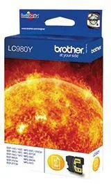 Brother Tintenpatrone LC980Y 260Seiten gelb