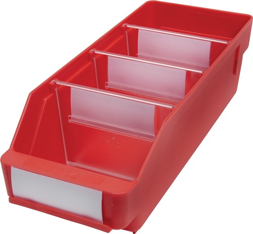 Regalkasten L300xB120xH95mm rot PP