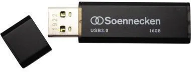 Soennecken USB-Stick 71617 3.0 16GB schwarz/silber