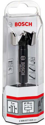 Bosch Forstnerbohrer DIN 7483G D.26mm L.90mm toothed edge Schaft-D.8mm
