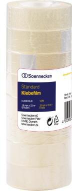 Soennecken Klebefilm 5847 19mmx33m transparent 8 St./Pack.