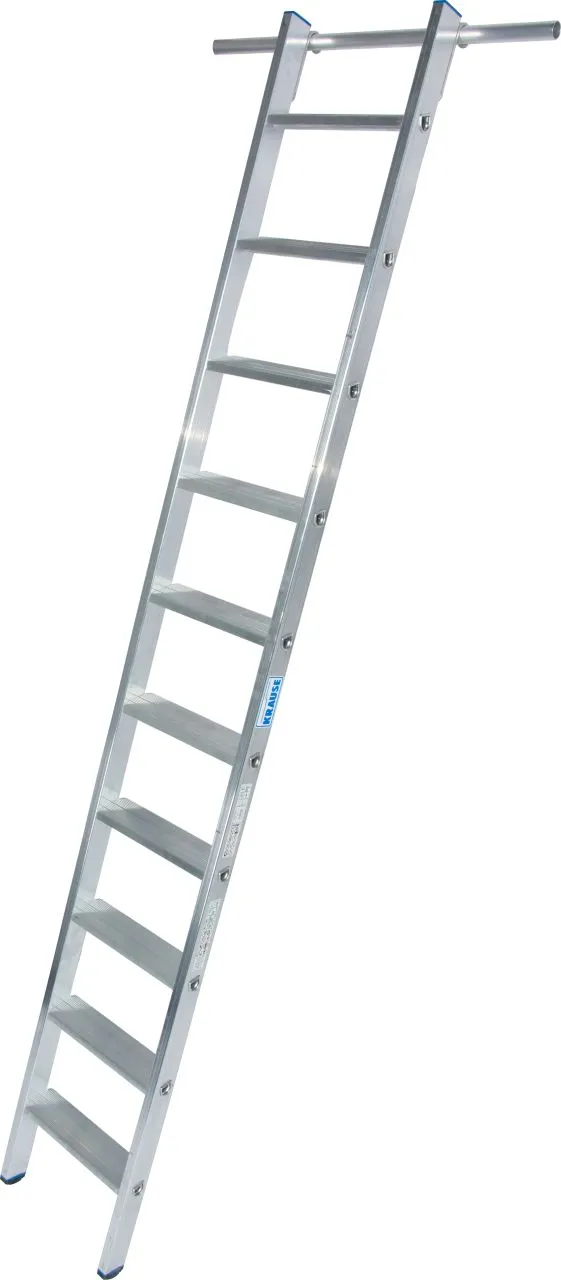 Krause STABILO Stufen-RegalLeiter für Rundrohr-Schienenanlage einhängbar1x10 Stufen