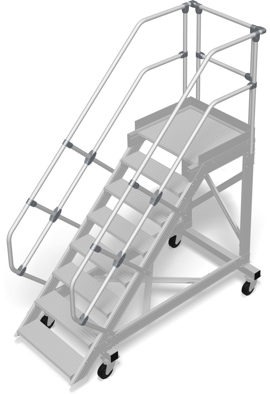 Krause STABILO Treppe mit Plattform fahrbar 1x8 Stufen