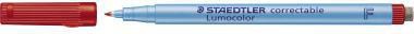 STAEDTLER Folienstift Lumocolor correctable 305 F-2 0,6mm rot