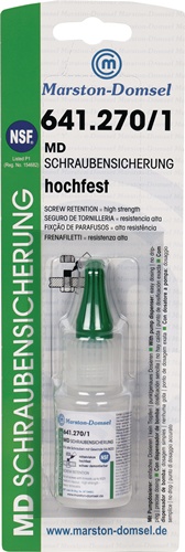Schraubensicherung 641.270/1 20g hf.mv.grün S6 Flasche MARSTON