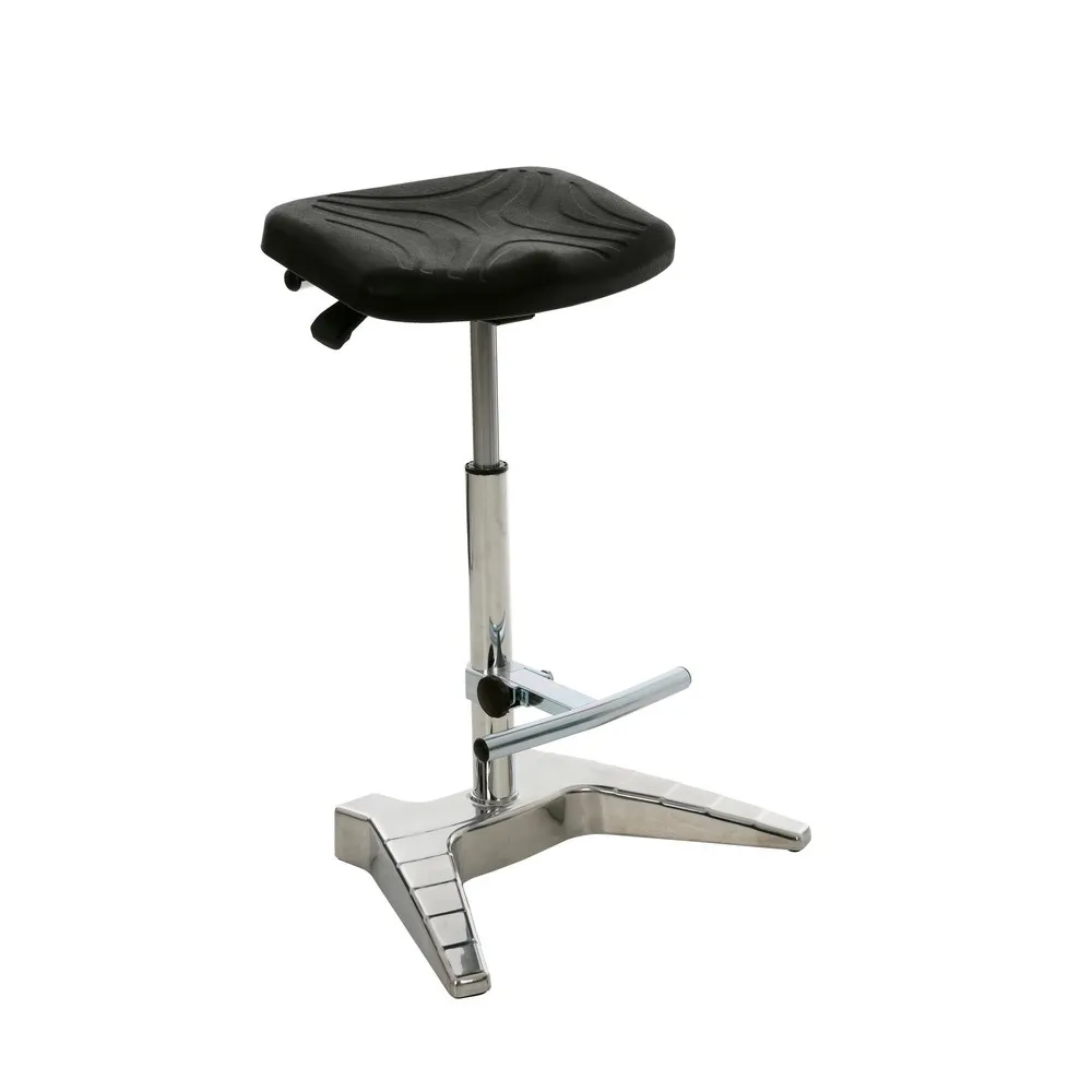 HEMMDAL XXL-Stehhilfe, PU-Sitz extrabreit + Tragegriff, Sitzhöhe 700-880 mm