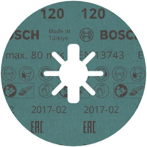 Bosch Fiberscheibe PRO R780 D.115mm Körnung 120 Sternloch X-LOCK