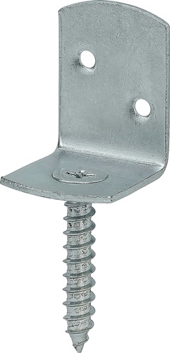 Flechtzaunbeschlag 32x30x38mm blau verz.L-Form VORMANN