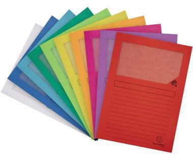 Exacompta Fenstermappe Forever 50100E A4 sortiert 100 St./Pack.