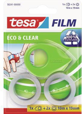 tesa Handabroller ecoLogo 58241-00000-00 grün +Klebefilm