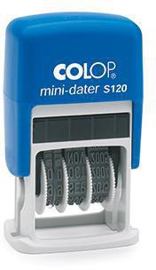COLOP Datumstempel mini-dater S120 1452000200 24mm Kunststoff blau