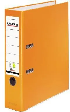Falken Ordner S80 11286721 DIN A4 80mm PP orange