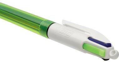 BIC Mehrfarbkugelschreiber 4Colours Fluo 982868 bl/sw/rt/neon.ge