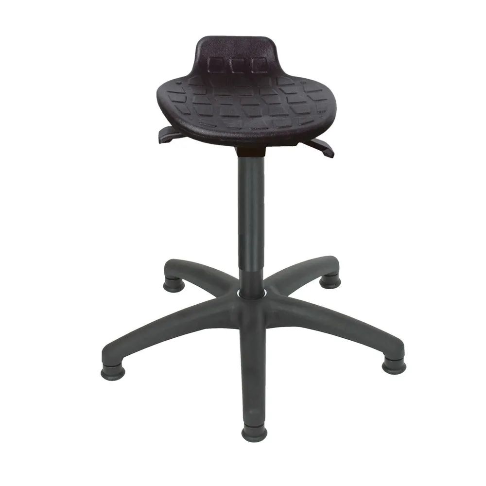 HEMMDAL Hocker Komfort, PU-Sitz, Sitzhöhe 540-800 mm, Kunstoffbasis