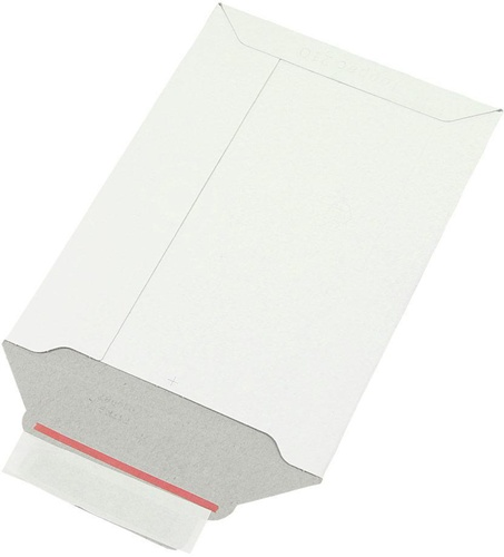 Versandtasche Maße 175x250mm A5 Gewicht 500g/qm Vollpappe weiß SK TRANSPAK