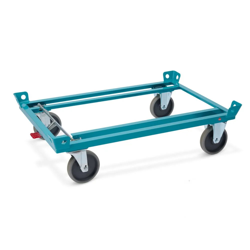 Fahrgestell Ameise®, mit Fangecken, Ladehöhe 280 mm, TPE-Bereifung
